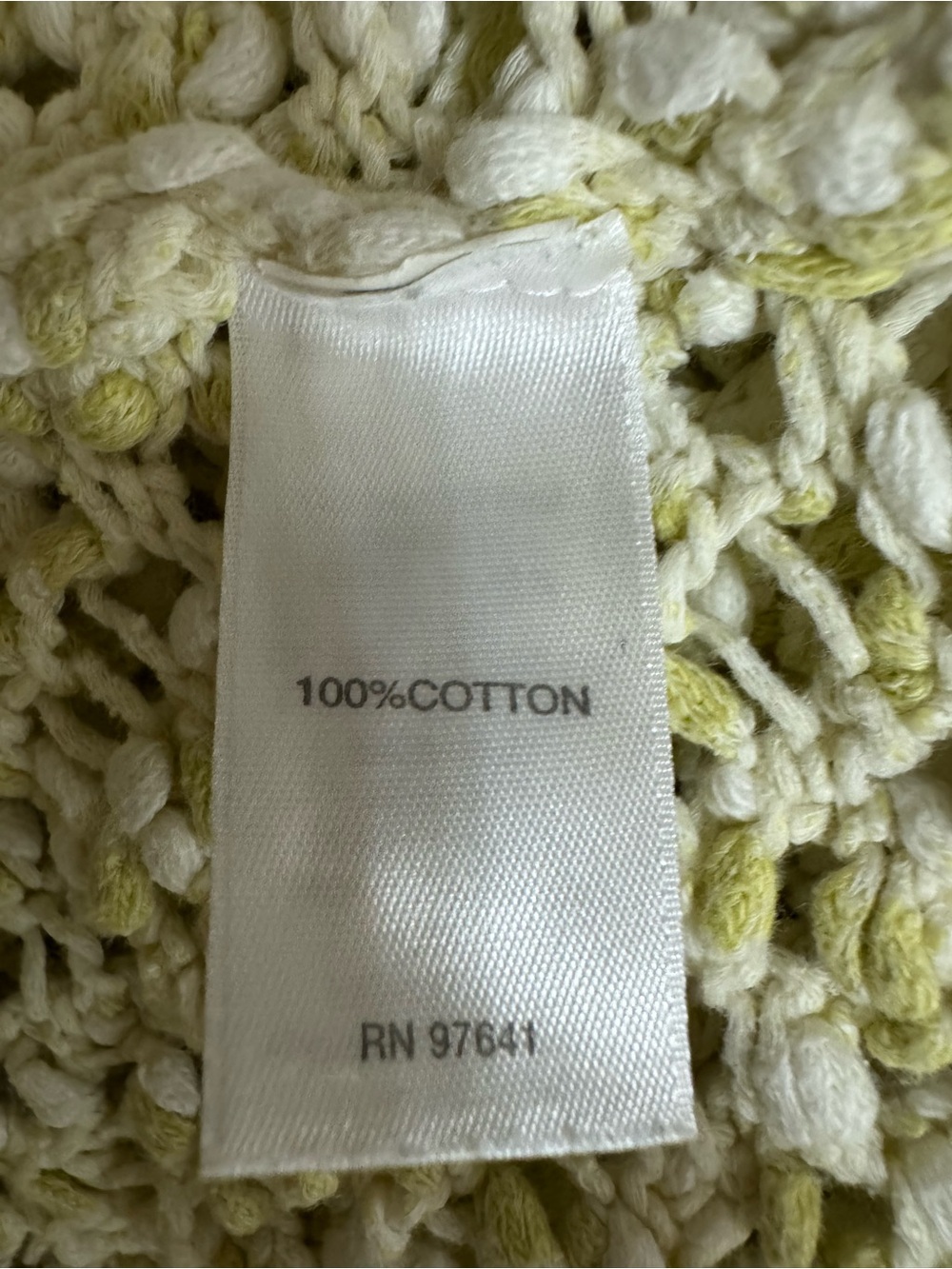 J Jill Womens Open Knit Sweater Small Beach Coastal Euro Summer Butter Yellow - Picture 5 of 7